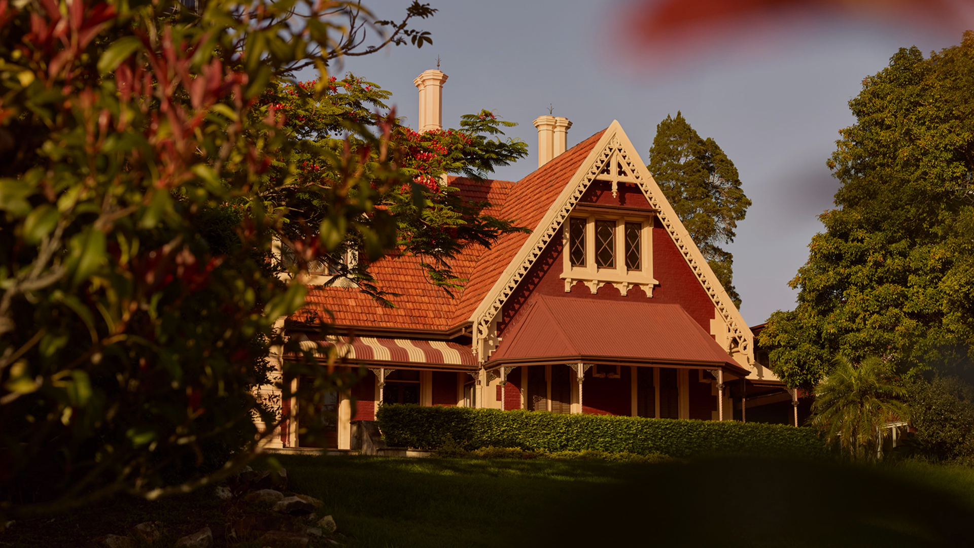 Capella heritage estate at golden hour